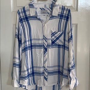 Rails Blue & White Long Sleeve